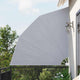 Vidaxx faltbarer Balkonschirm 210x210 cm grau