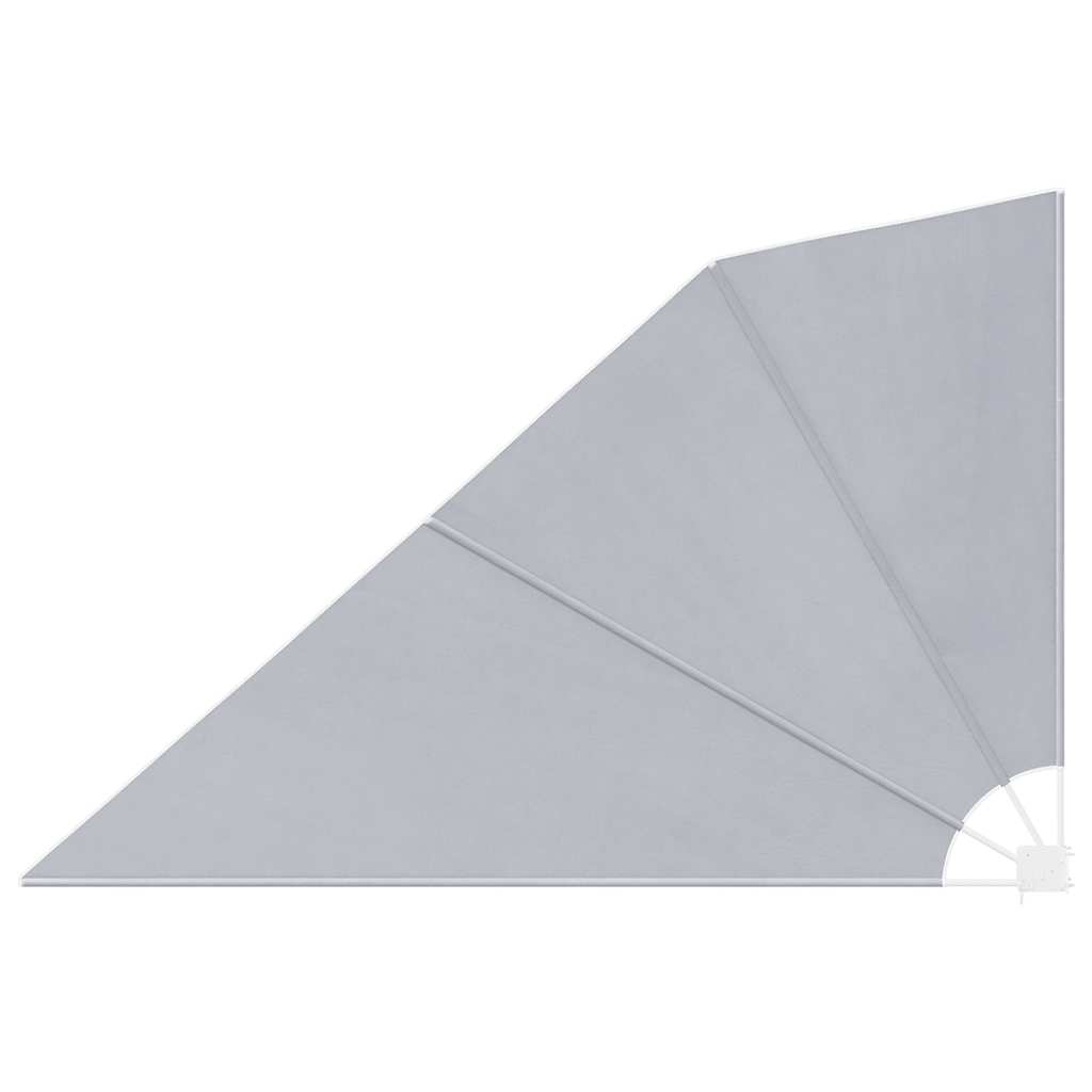 Vidaxx faltbarer Balkonschirm 160x240 cm grau