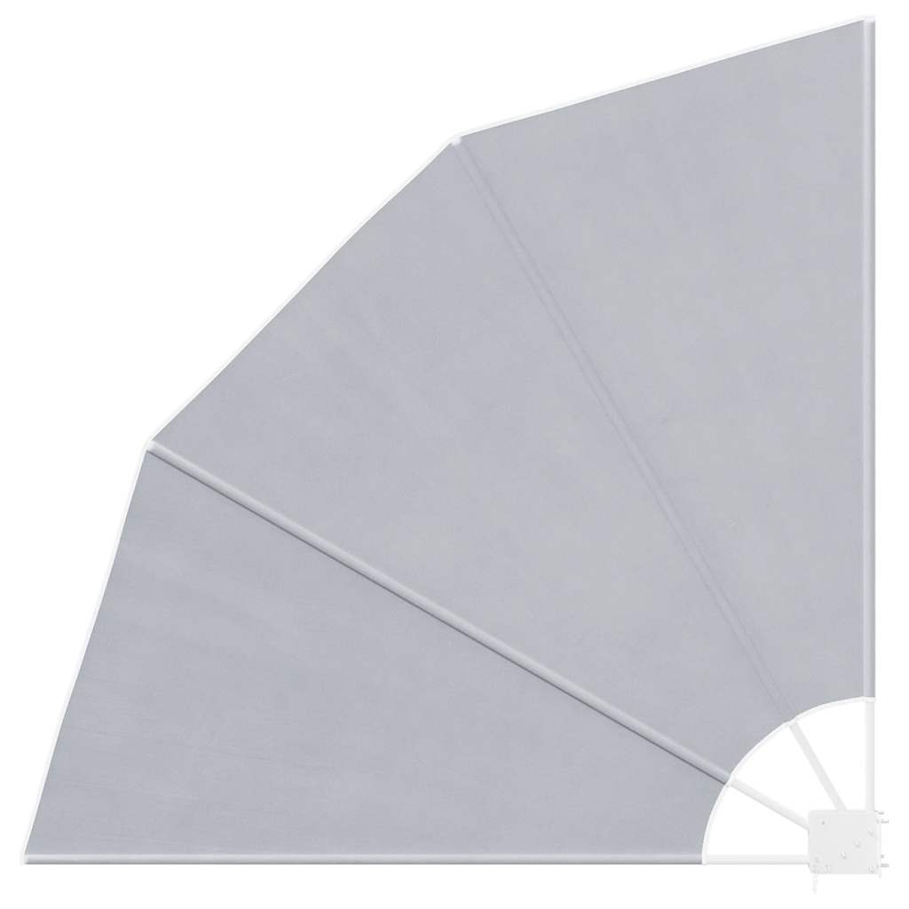 Vidaxx faltbarer Balkonschirm 140x140 cm grau