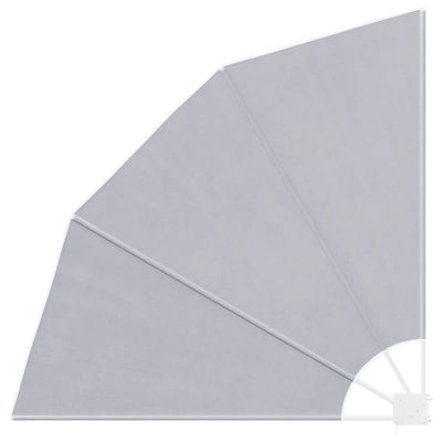 Vidaxx faltbarer Balkonschirm 140x140 cm grau
