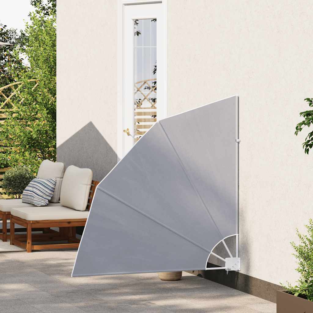 Vidaxx faltbarer Balkonschirm 140x140 cm grau