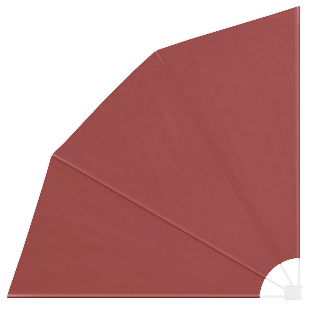 Vidaxx faltbarer Balkonschirm 210x210 cm terrakottafarben