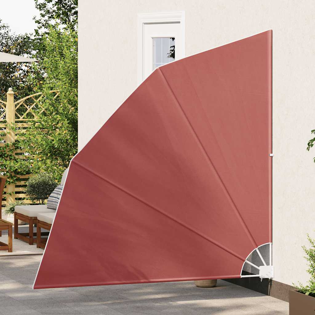 Vidaxx faltbarer Balkonschirm 210x210 cm terrakottafarben