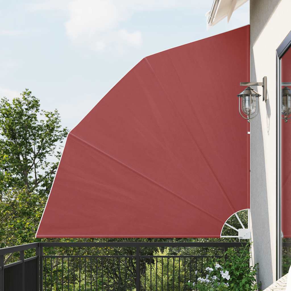 Vidaxx faltbarer Balkonschirm 210x210 cm terrakottafarben