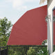 Vidaxx faltbarer Balkonschirm 210x210 cm terrakottafarben