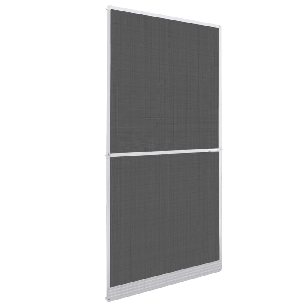 Vidaxl -Bildschirmtür mit Scharnieren 100x215 cm weiß