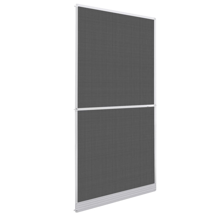 Vidaxl -Bildschirmtür mit Scharnieren 100x215 cm weiß