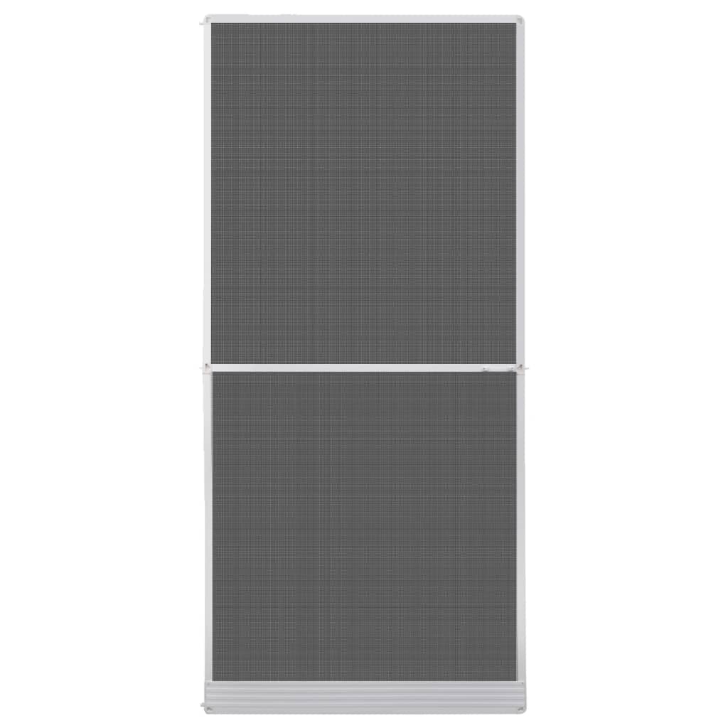 Vidaxl -Bildschirmtür mit Scharnieren 100x215 cm weiß