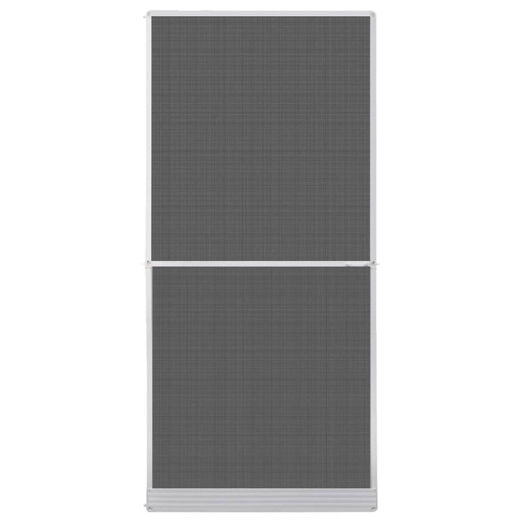Vidaxl -Bildschirmtür mit Scharnieren 100x215 cm weiß