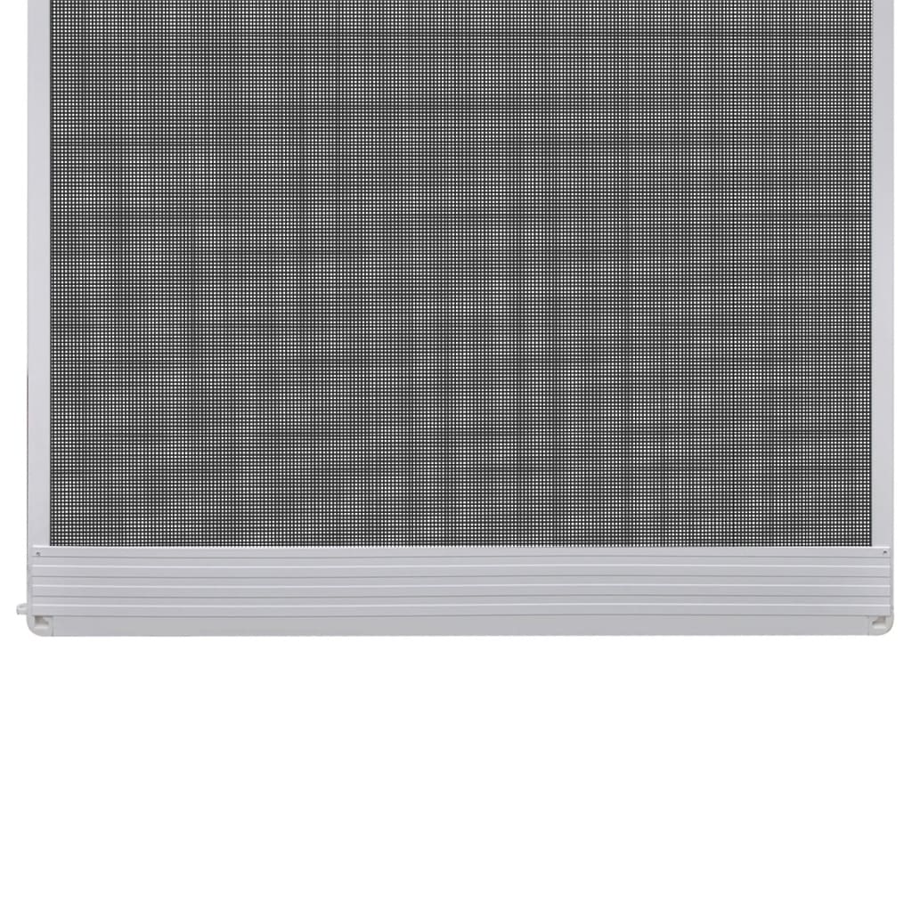 Vidaxl -Bildschirmtür mit Scharnieren 100x215 cm weiß