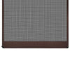 Vidaxl -Bildschirmtür mit Scharnieren 100x215 cm Braun