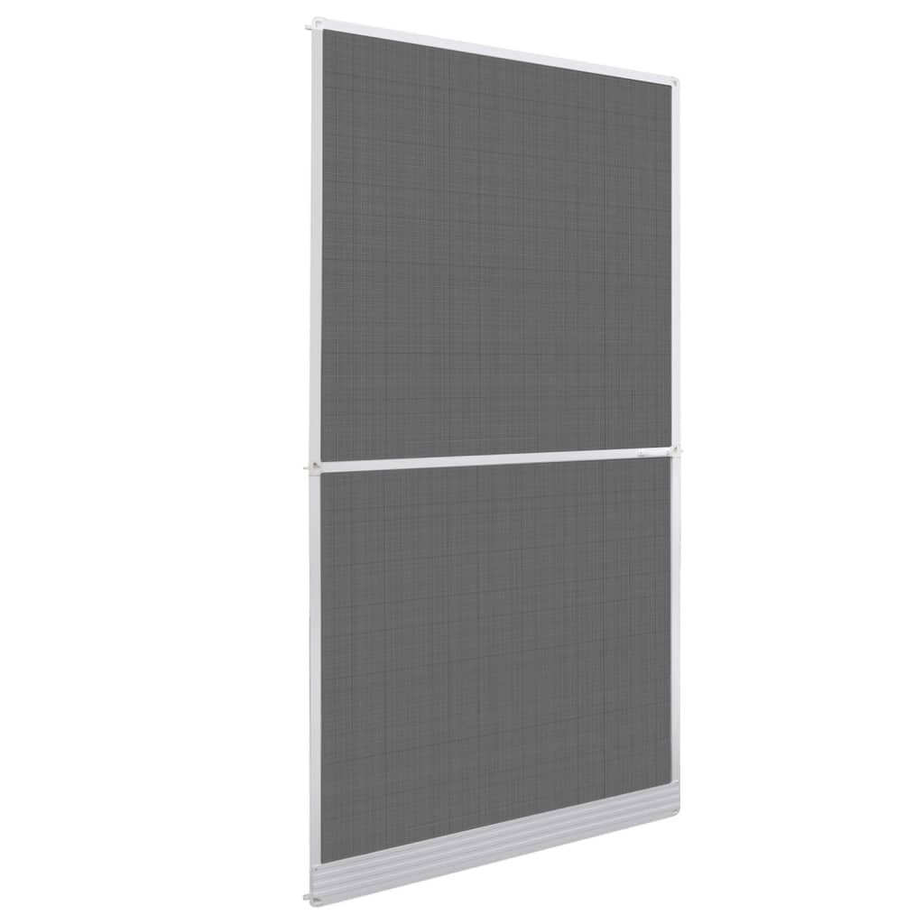 Vidaxl -Bildschirmtür mit Scharnieren 120x240 cm weiß