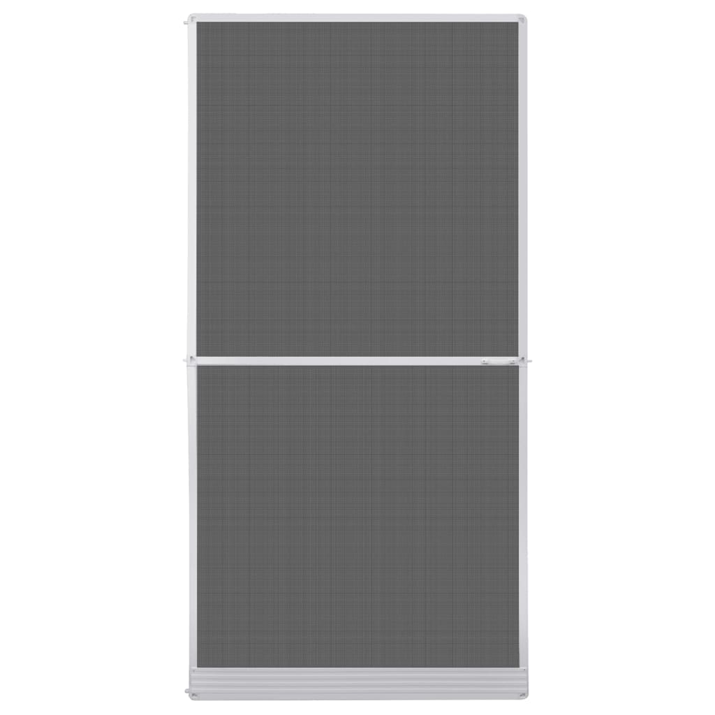 Vidaxl -Bildschirmtür mit Scharnieren 120x240 cm weiß