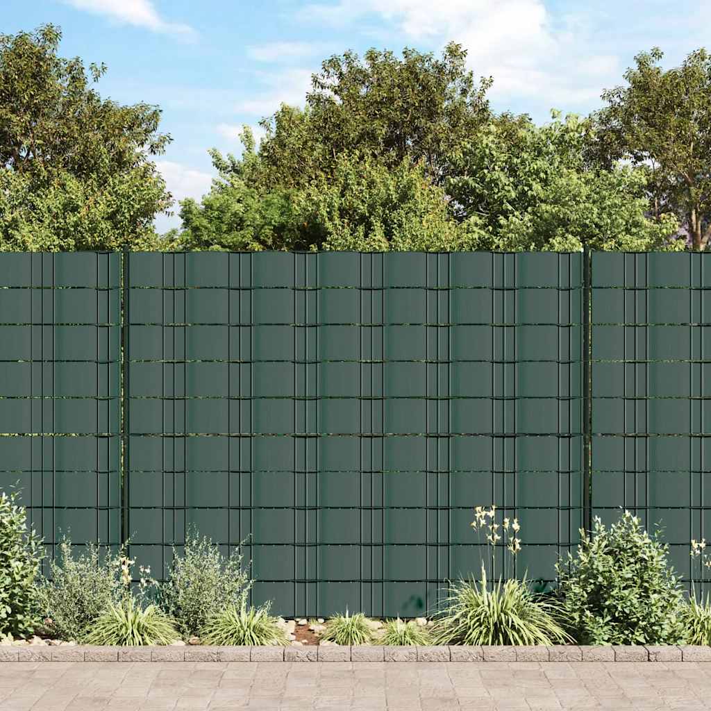 Vidaxl Garden Screen 70x0,19 M PVC Grün