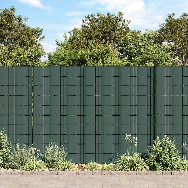 Vidaxl Garden Screen 70x0,19 M PVC Grün