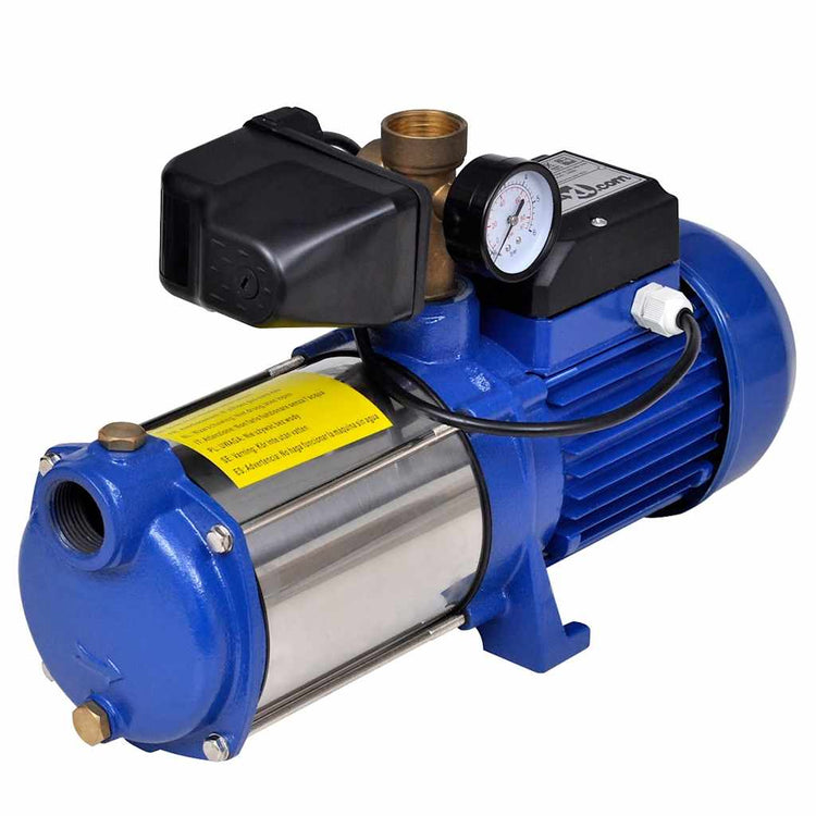 VIDAXL JET PUMP mit Wasserstand 1300 W 5100 L u (blau)