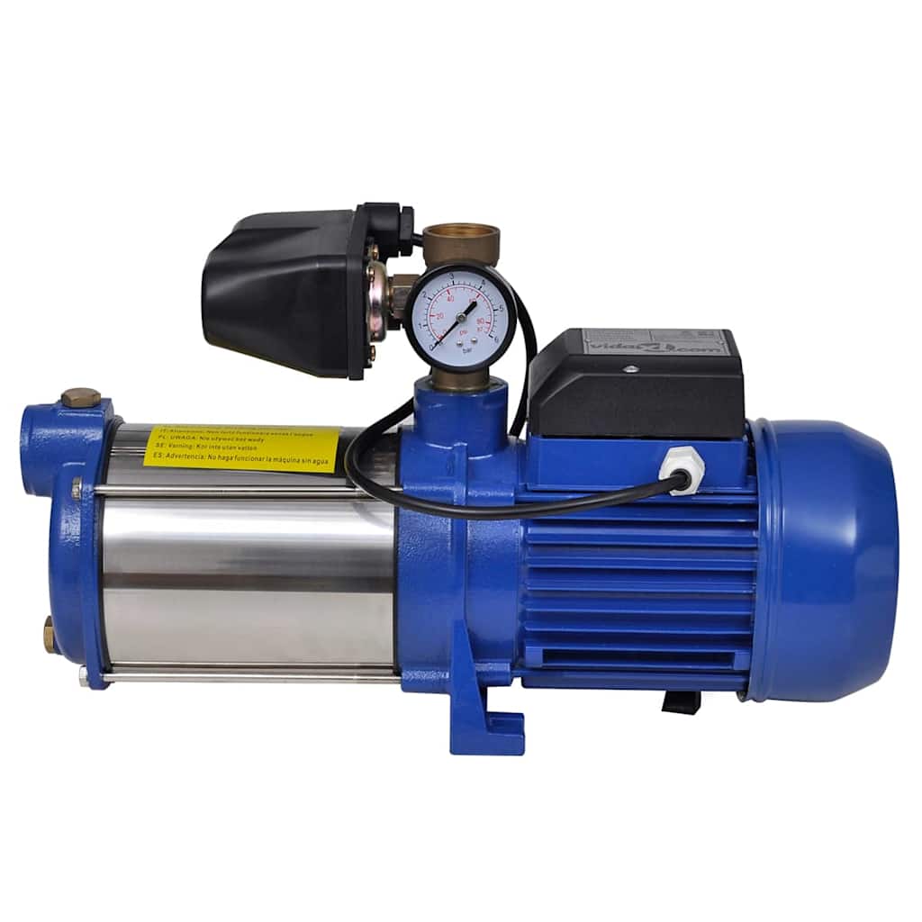 VIDAXL JET PUMP mit Wasserstand 1300 W 5100 L u (blau)