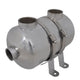 Vidaxl Schwimmbad Wärmetauscher 292 x 134 mm 28 kW