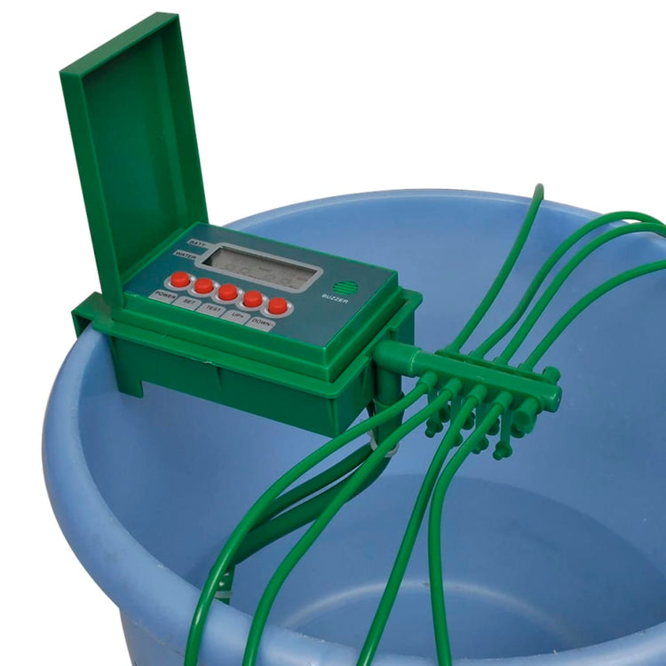 VIDAXL -Bewässerungssystem automatisch mit Timer für Wassersproeier
