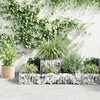 Vidaxl Gabion Planungsbox 120x120x20 cm verzinkter Stahl