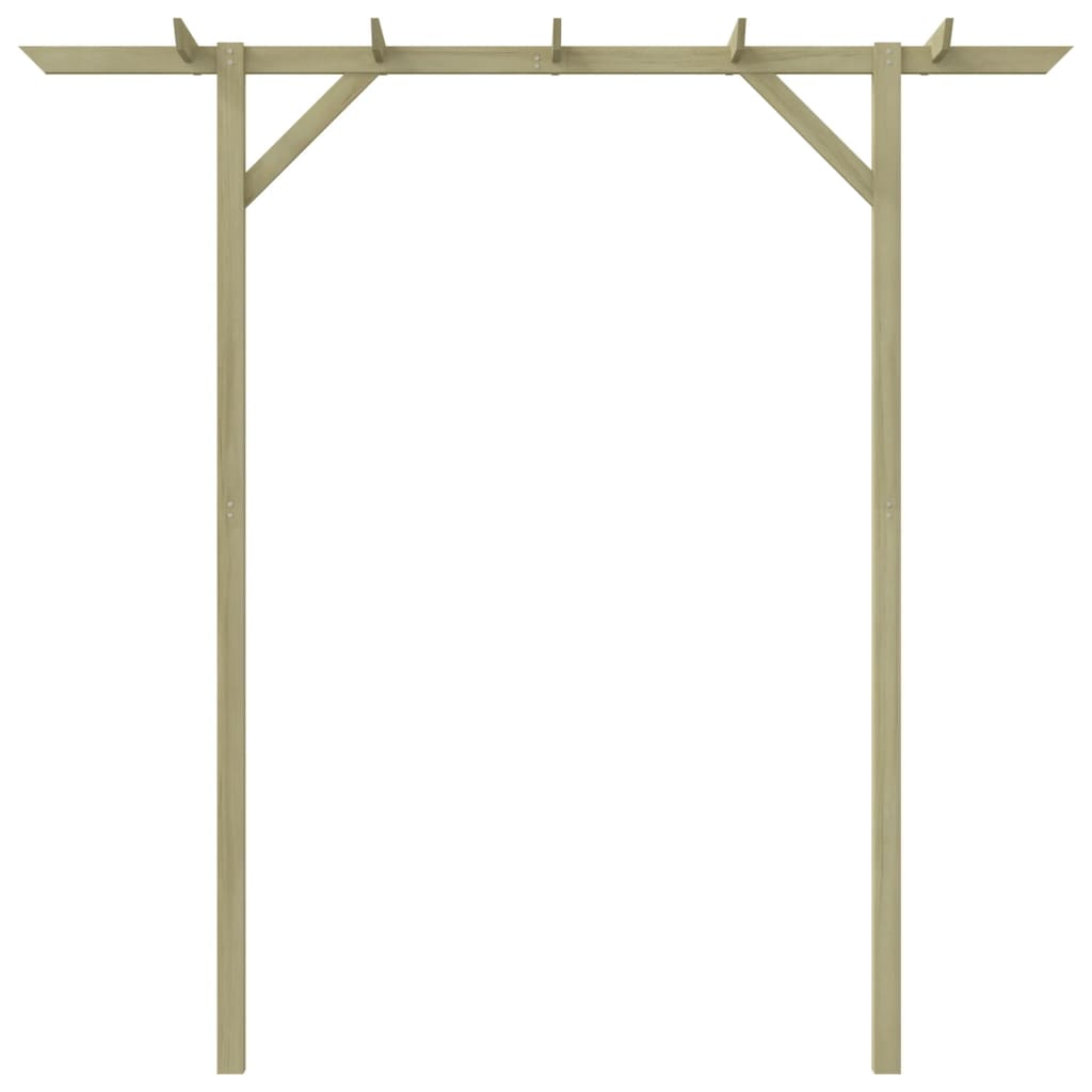 Vidaxl Pergola 205x40x203 cm Holz