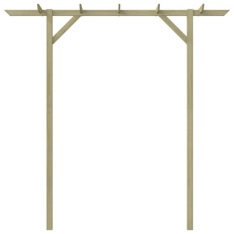 Vidaxl Pergola 205x40x203 cm Holz