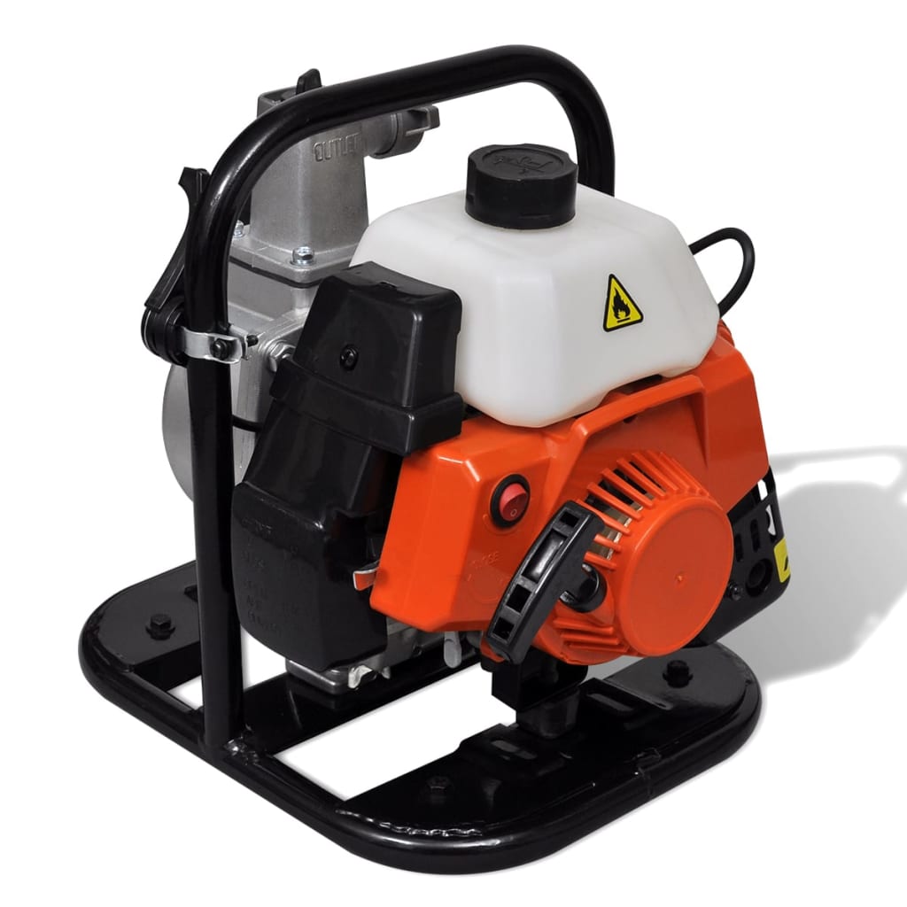 Vidaxl Wasserpumpe Benzin 2-Steuern 1,2 kW 0,95 l