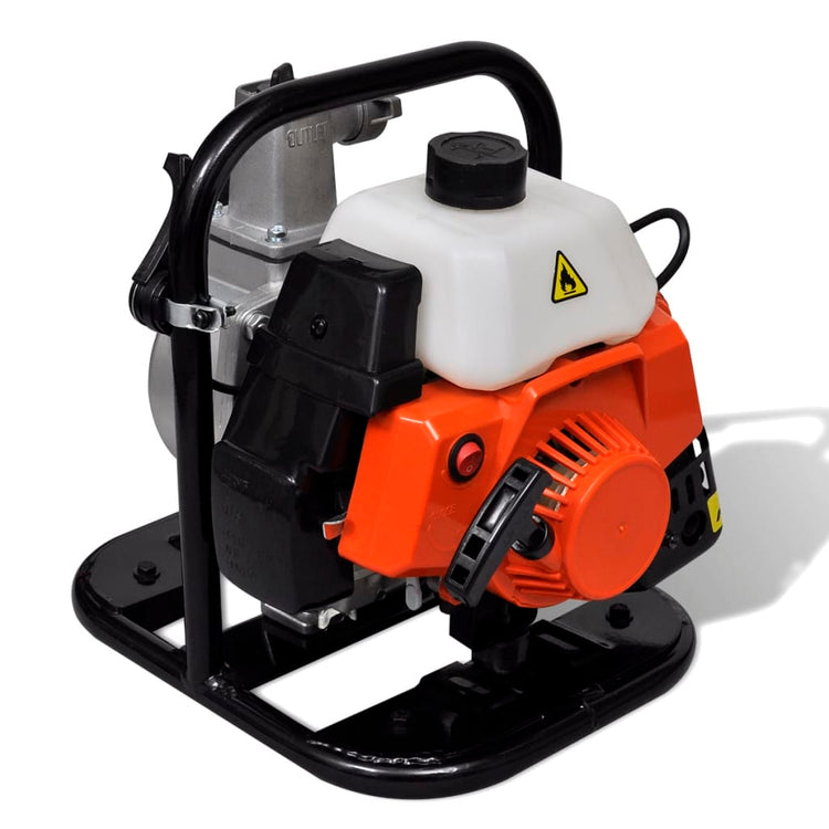 Vidaxl Wasserpumpe Benzin 2-Steuern 1,2 kW 0,95 l