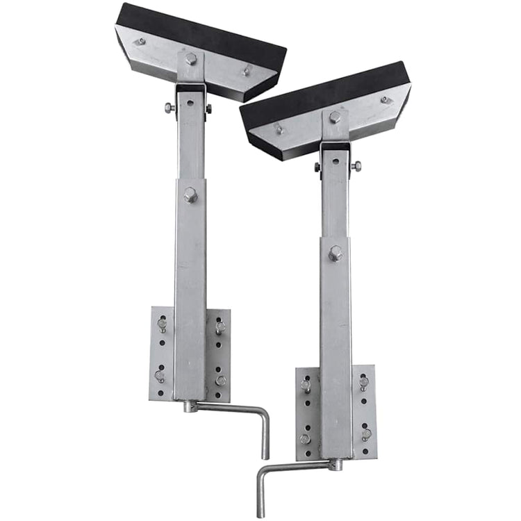 VIDAXL-Stahlrahmenstütze für den Bootsanhänger 63-88 cm (Set von 2)