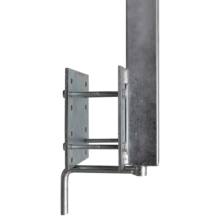 VIDAXL-Stahlrahmenstütze für den Bootsanhänger 63-88 cm (Set von 2)