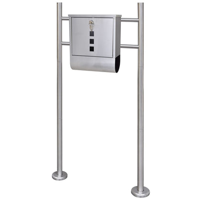 Vidaxl Letterbox auf Edelstahlstandard