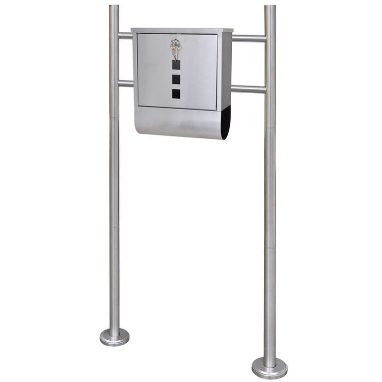 Vidaxl Letterbox auf Edelstahlstandard
