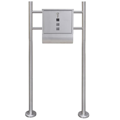 Vidaxl Letterbox auf Edelstahlstandard