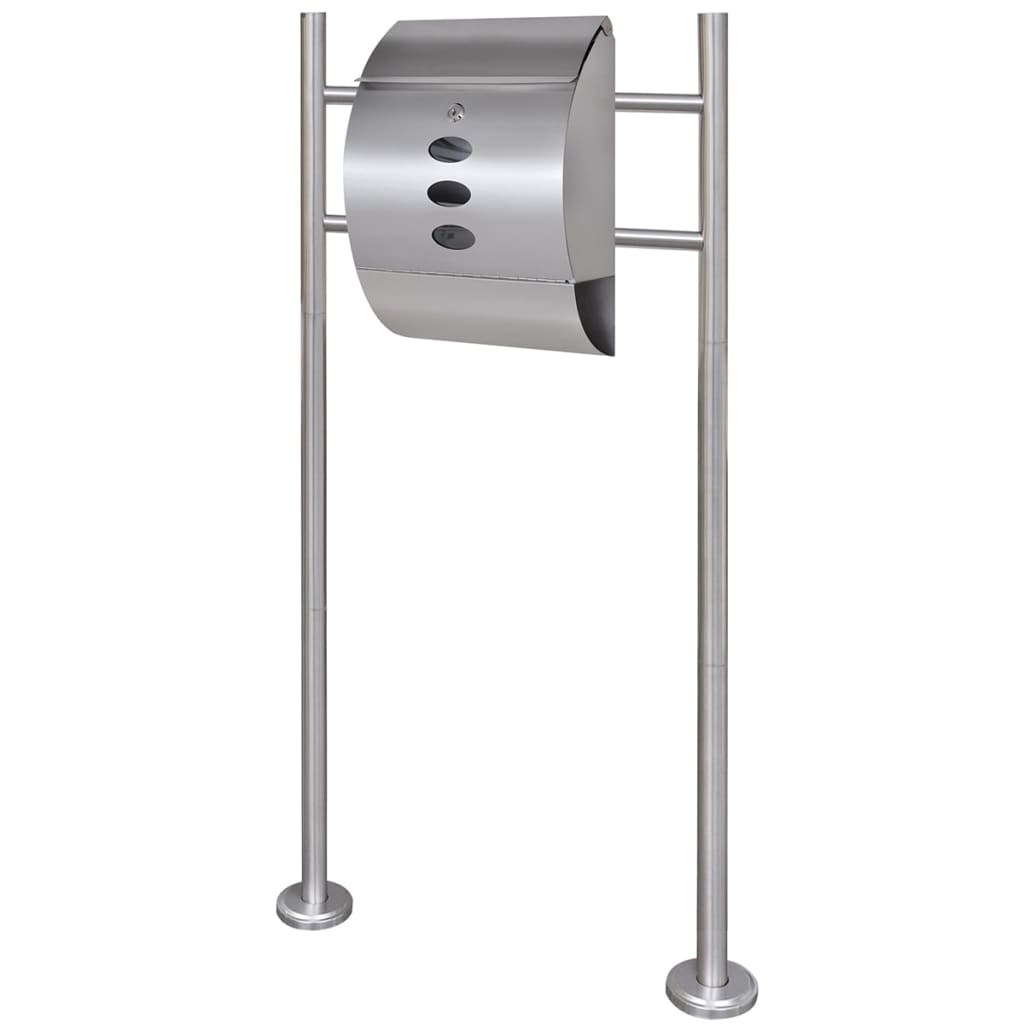 Vidaxl Letterbox auf Edelstahlstandard