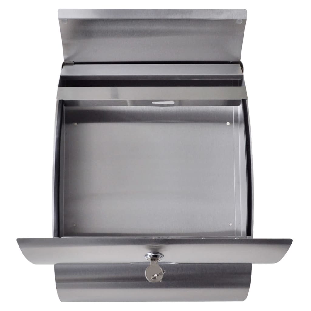 Vidaxl Letterbox auf Edelstahlstandard