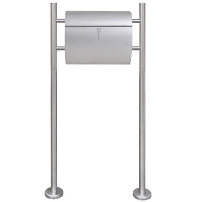 Vidaxl Letterbox auf Standard -Edelstahl