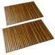 Vidaxl Bademat Acaciahout 80 x 50 cm 2 Teile