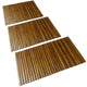 Vidaxl Bademat Acaciahout 80 x 50 cm 3 Teile