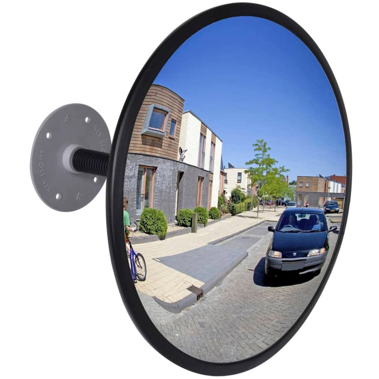Vidaxl -Verkehrspiegel für innerhalb von 30 cm Acrylschwarz
