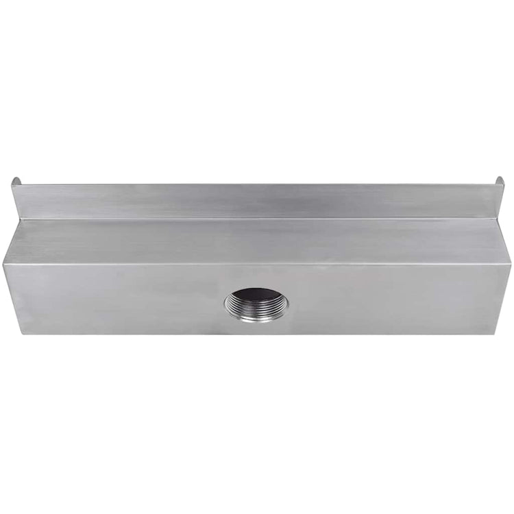 Vidaxl Schwimmbad Wasser Herbst rechteckig 45 cm Edelstahl
