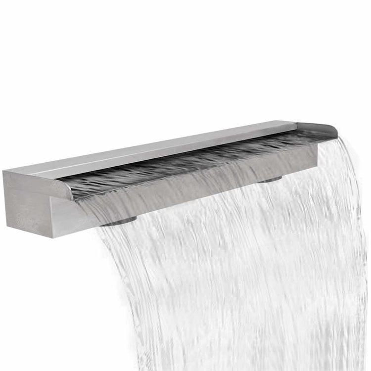 Vidaxl Schwimmbad Wasser Herbst rechteckig 90 cm Edelstahl