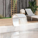 Vidaxl Schwimmbad Wasserfall 45x30x60 cm Edelstahl