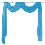 Vidaxl overgijn durchscheinend voile 140 x 600 cm turqoise - afbeelding 1
