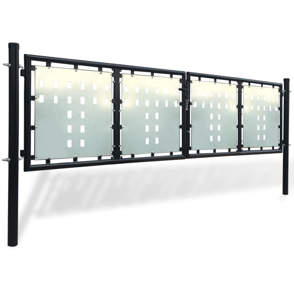 Vidaxl -Port nur 300x125 cm schwarz