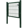 Vidaxl Port Double Rod Bett (Knöchel) 106x130 cm Grün