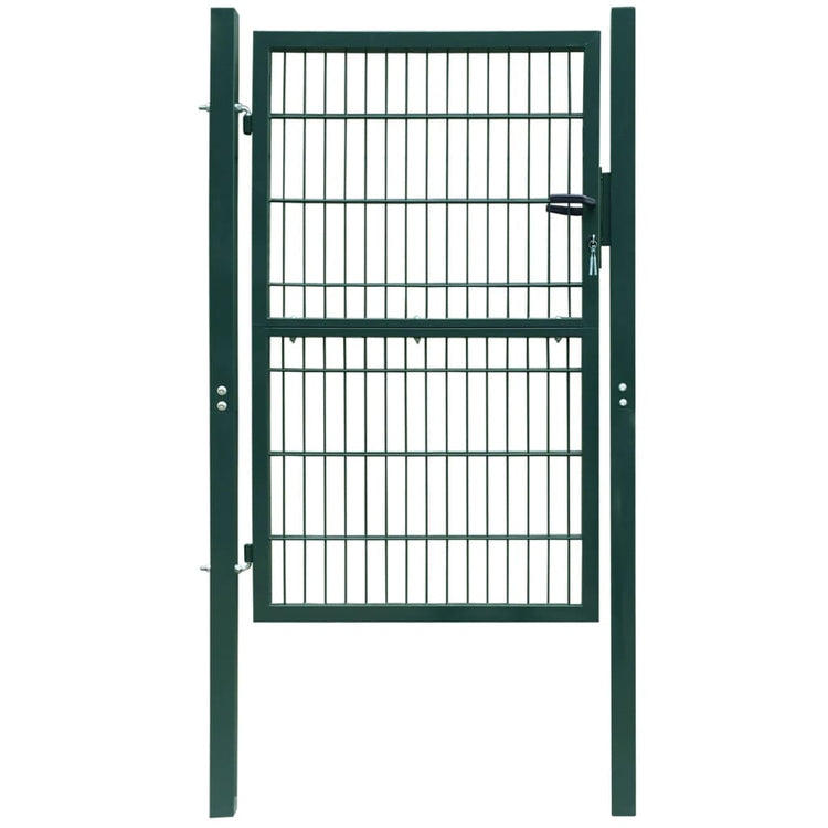 Vidaxl Poort Double Rod Bett (Knöchel) 106x190 cm Grün