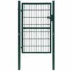 Vidaxl Port Double Rod Bett (Knöchel) 106x210 cm Grün
