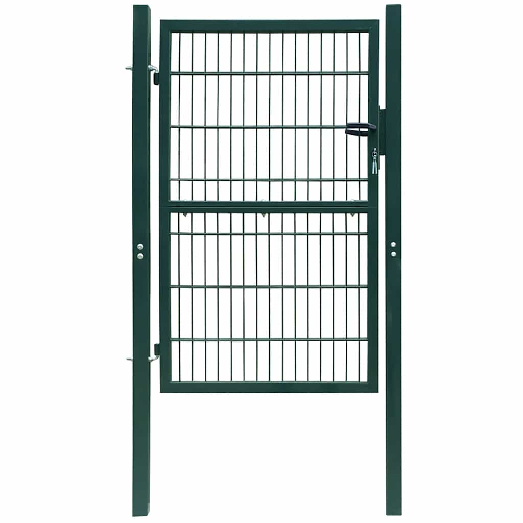 Vidaxl Port Double Rod Bett (Knöchel) 106x210 cm Grün