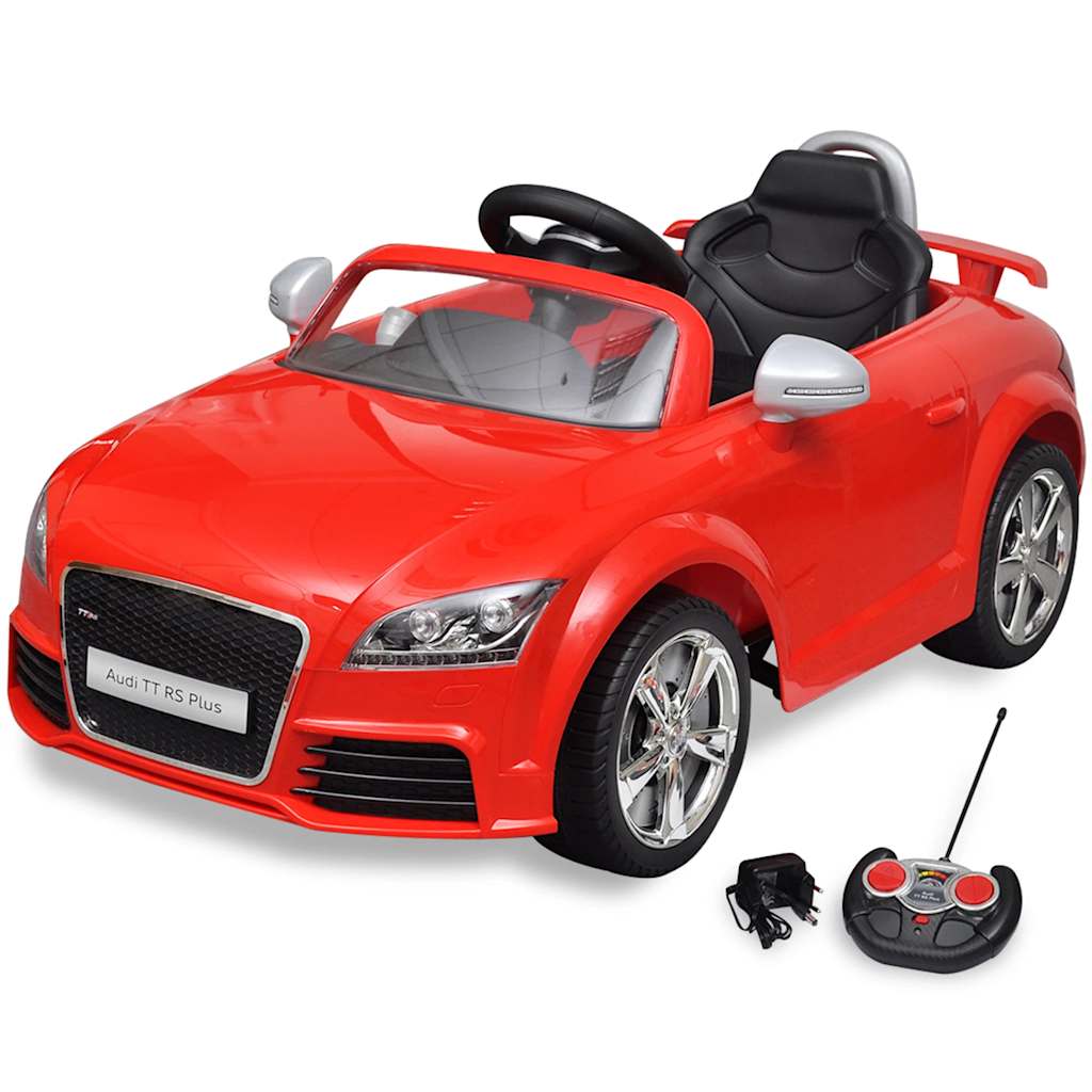 Vidaxl Kinderauto elektrisch mit Fernbedienung Audi Tt Rs rot