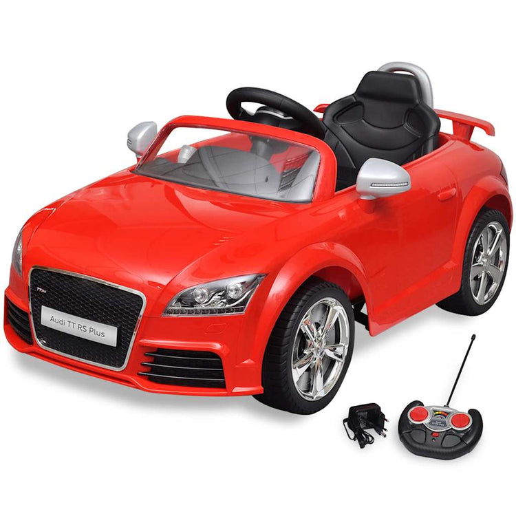 Vidaxl Kinderauto elektrisch mit Fernbedienung Audi Tt Rs rot